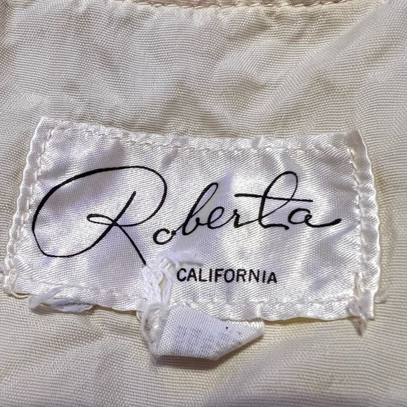 Sz Large vintage Roberta California layered yellow maxi dress - Picture 10 of 12